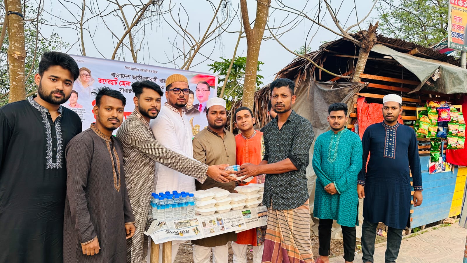 বাগেরহাটে জেলা ছাত্রদলের মাসব্যাপী ইফতার বিতরণ শুরু