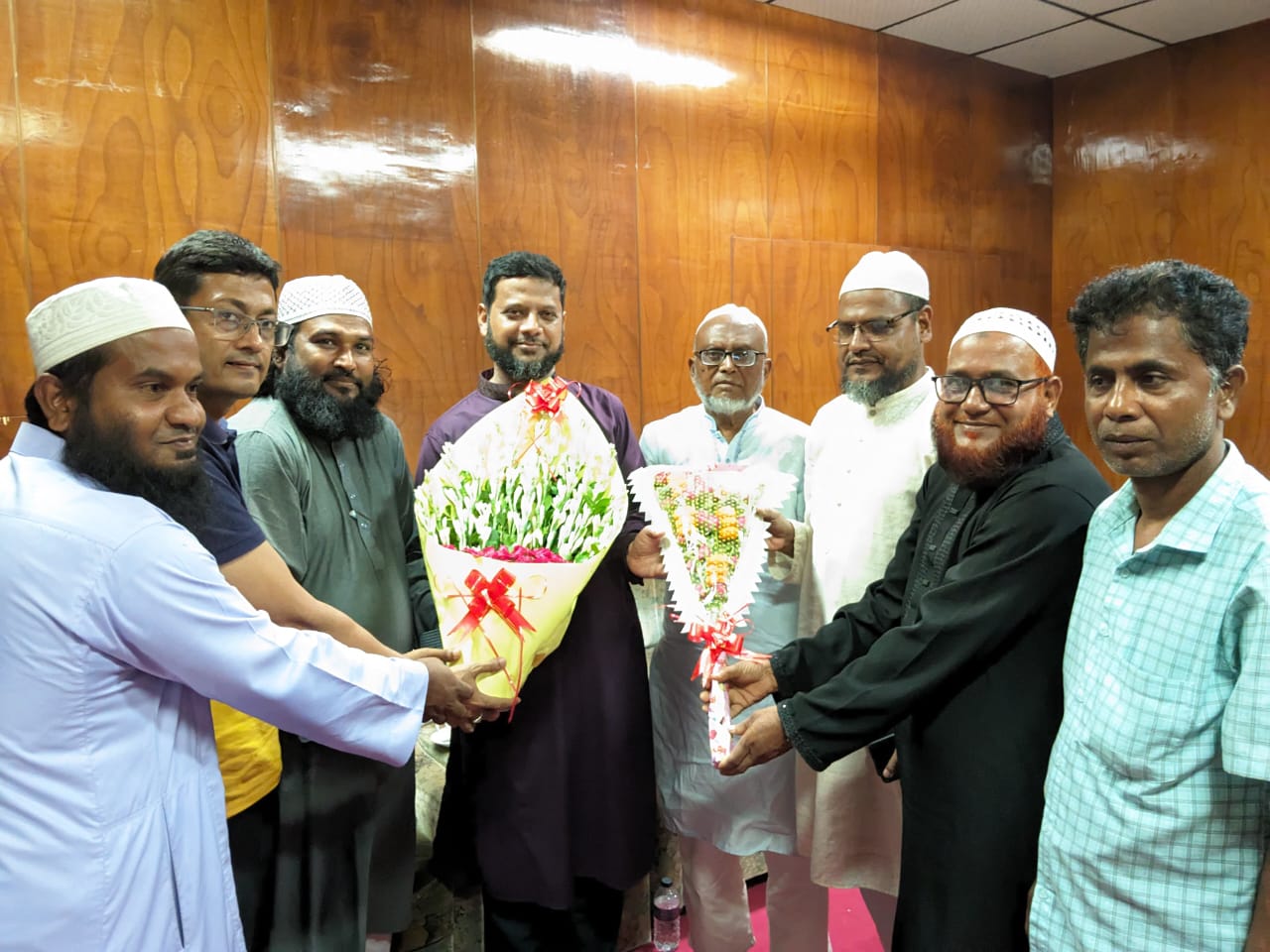 বাগেরহাটে ওলামা দলের সৌজন্য সাক্ষাৎ