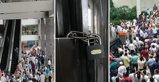 সচিবালয়ে বিক্ষোভ, এনবিআর কার্যক্রম বন্ধ, নগর ভবনে তালা